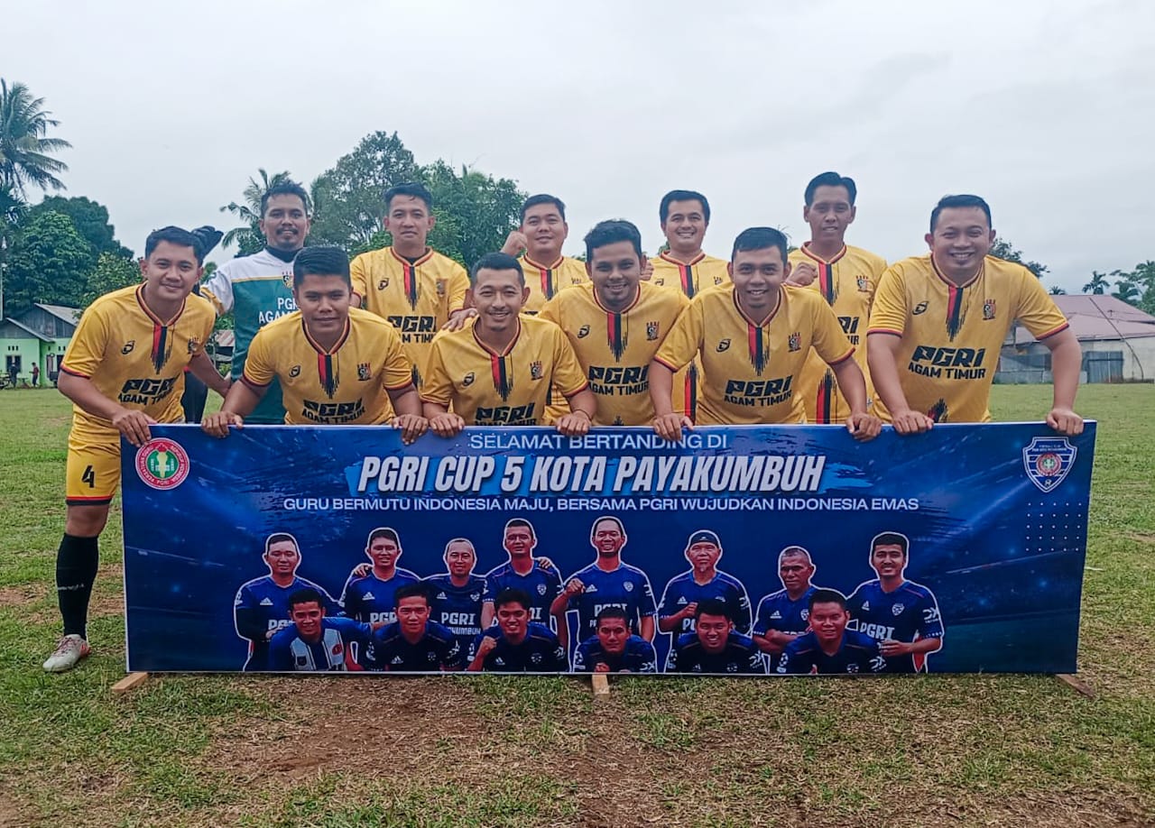 PGRI Agam Timur Menang Atas PGRI Lareh Sago Halaban di PGRI Cup Payakumbuh 2025